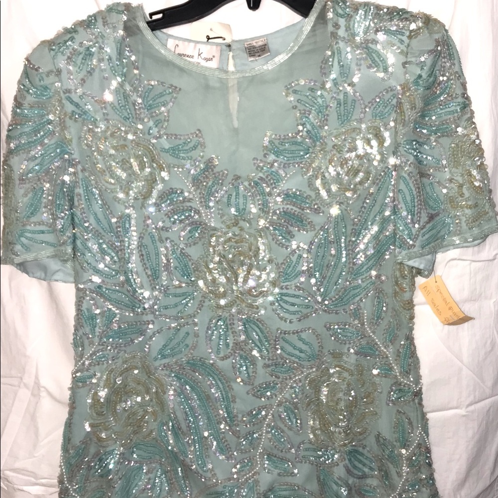 Vintage beaded top in great condition with original tags